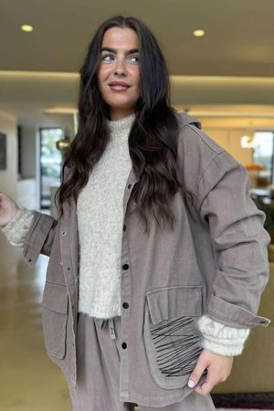 Mercer Soft Twill Jacket Mocha /5/5 =